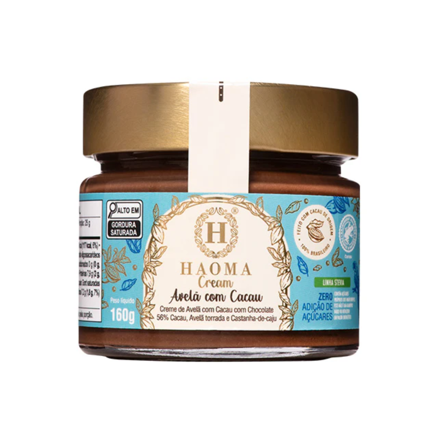 Haoma Creme de Avelã | Linha Stevia (116g)